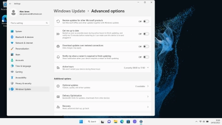 Click Optional updates. If a new update is available, it's displayed. Follow the instructions on the screen to update the laptop drivers.