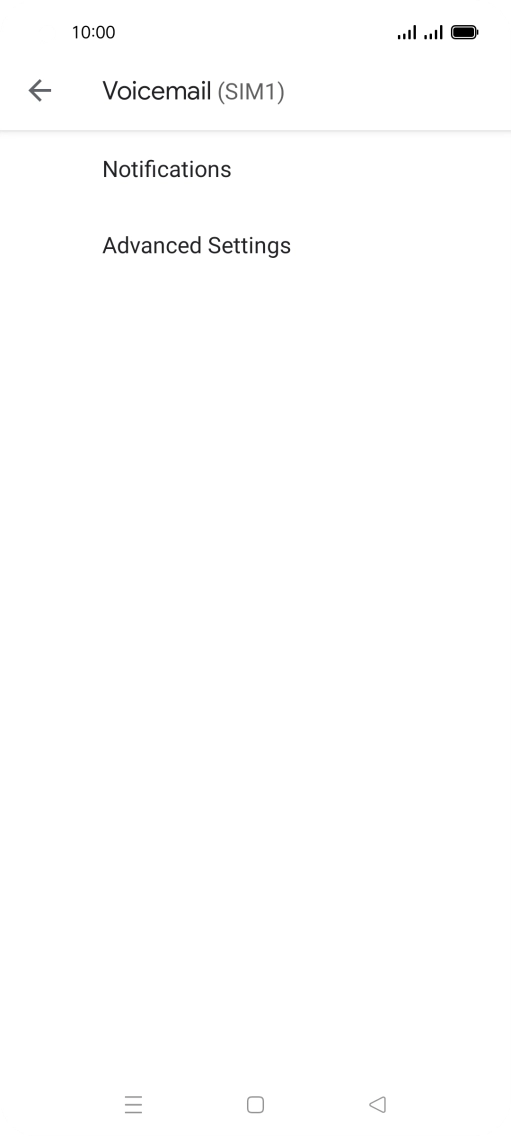 Press Advanced Settings.