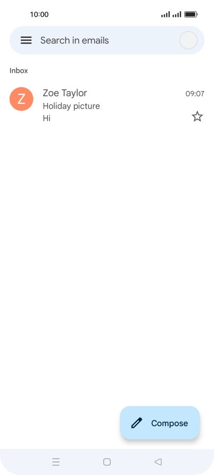 Press the profile icon.