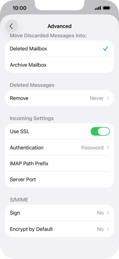 Press Authentication.