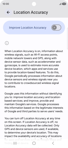 If you press the indicator next to 