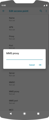 Key in 149.254.201.135 and press OK.
