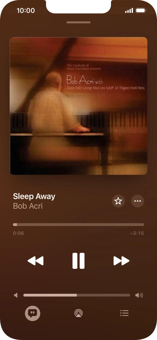 Press arrow right to go to the next audio file.