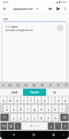 Press the required contact.