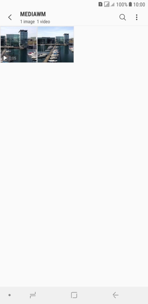 Press and hold any picture or video clip.