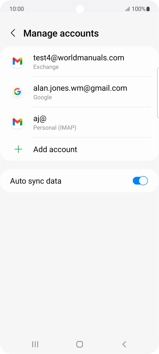 Press the Home key to return to the home screen.
