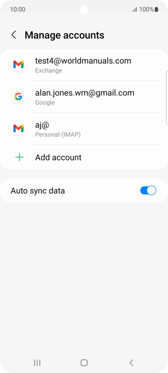 Press the Home key to return to the home screen.
