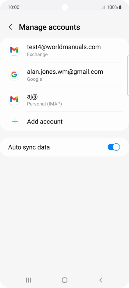 Press the Home key to return to the home screen.