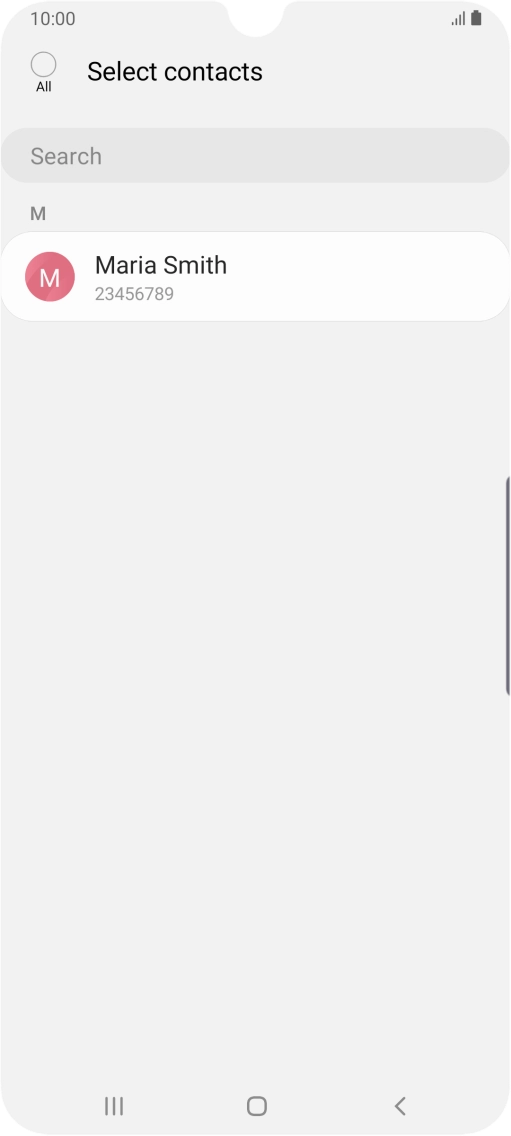 Press the field above 