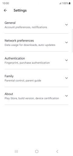Press Network preferences.