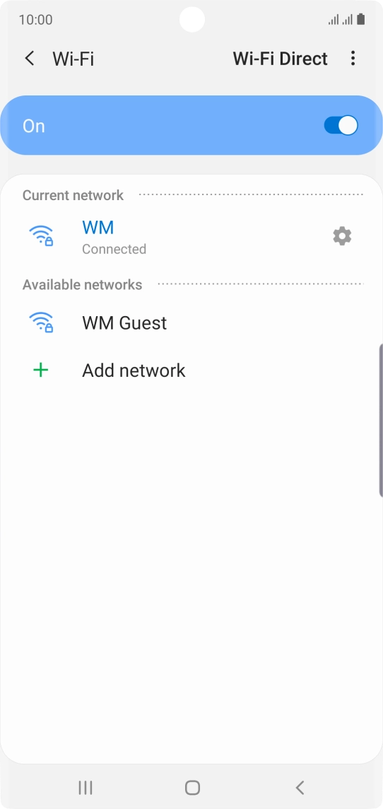 Press the Home key to return to the home screen.