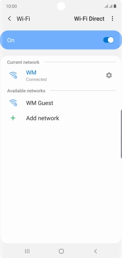 Press the Home key to return to the home screen.