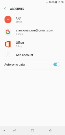 Press the Home key to return to the home screen.