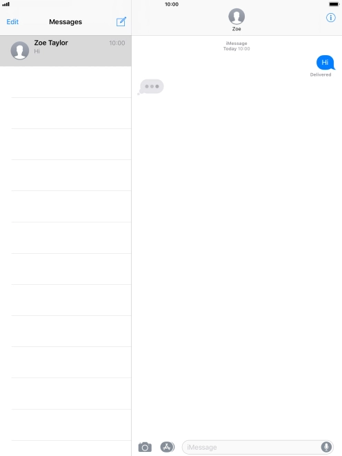 Press the Home key to return to the home screen.