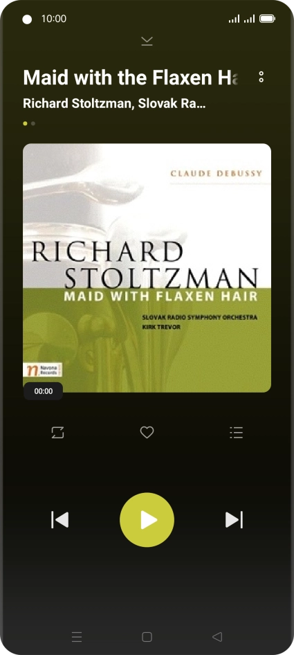 Press arrow right to go to the next audio file.