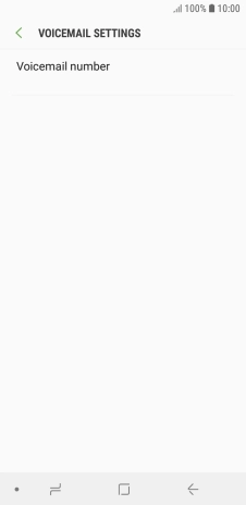 Press Voicemail number.