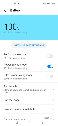 Press the Home key to return to the home screen.