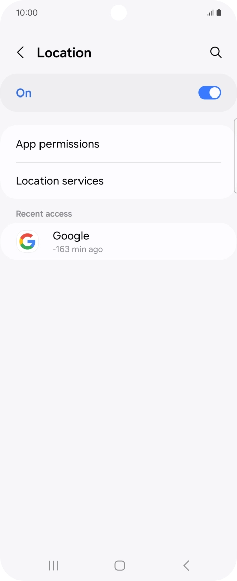 Press App permissions.