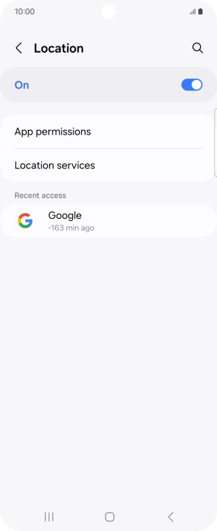 Press App permissions.