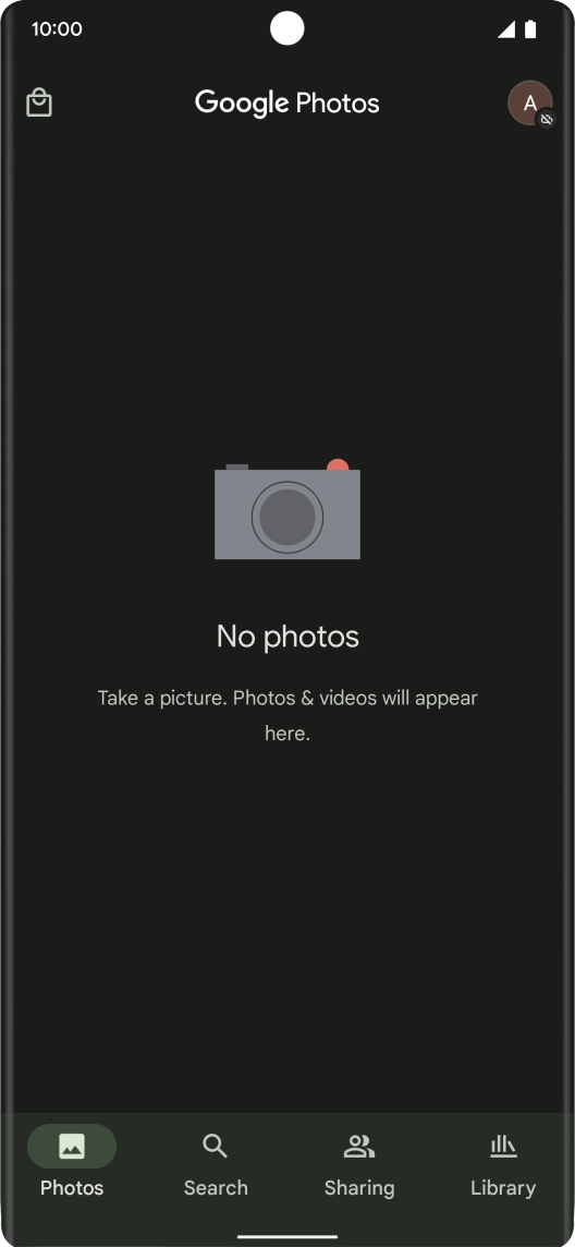 Press Library and go to the required folder.