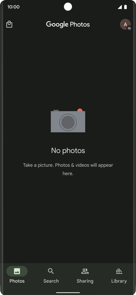 Press Library and go to the required folder.