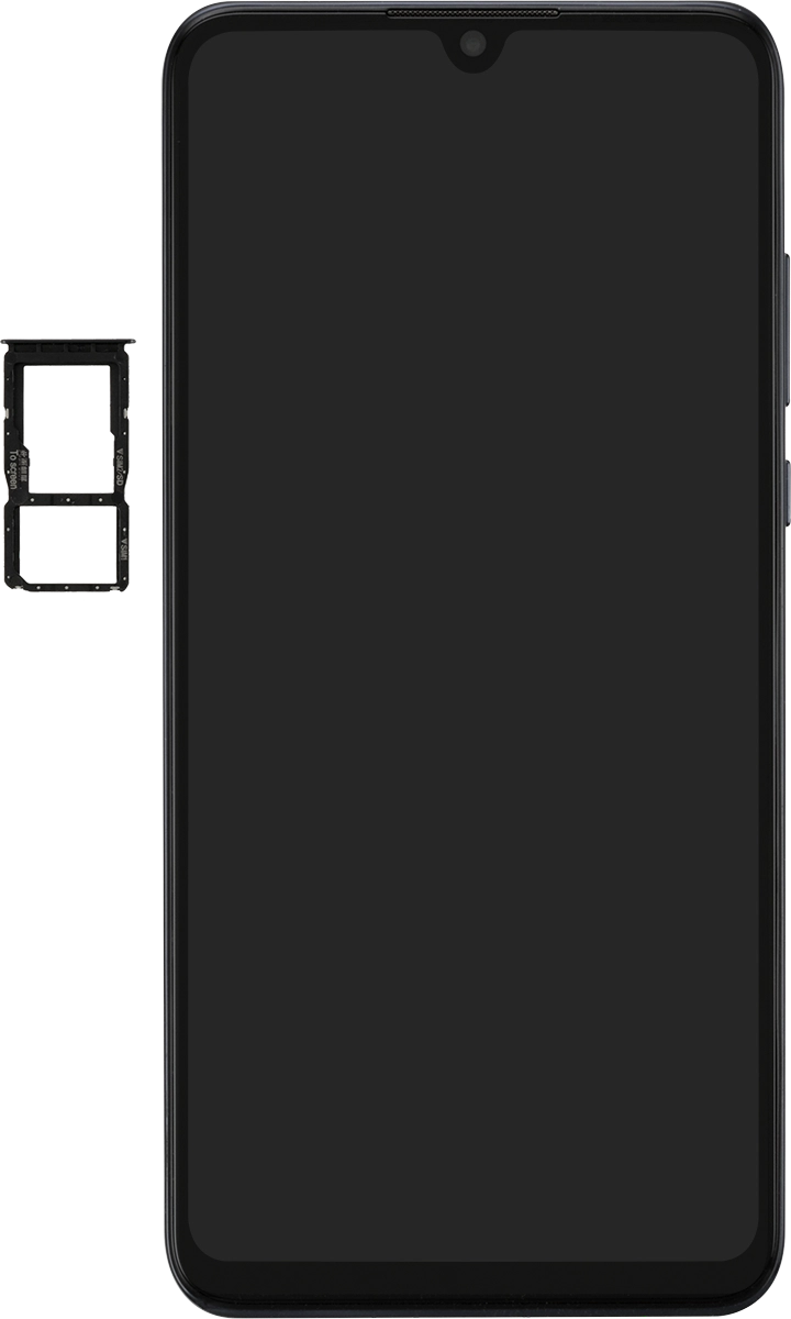 Turn your SIM so the angled corner of the SIM matches the angled corner of the SIM holder.