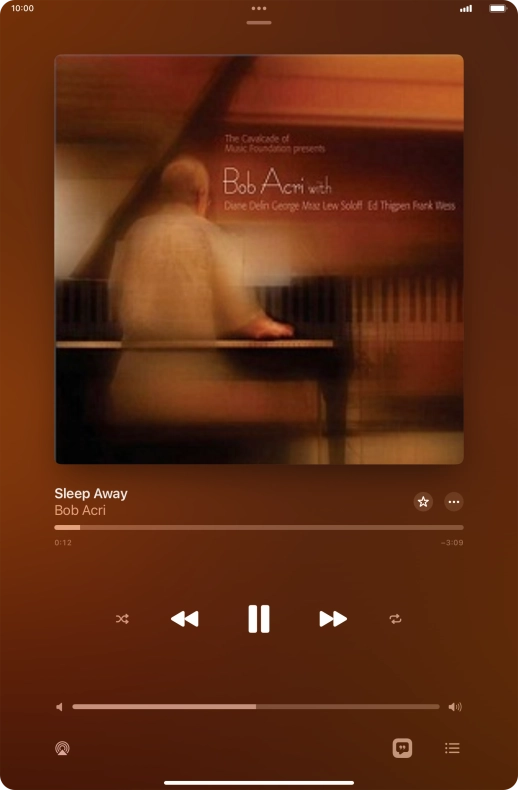 Press arrow right to go to the next audio file.