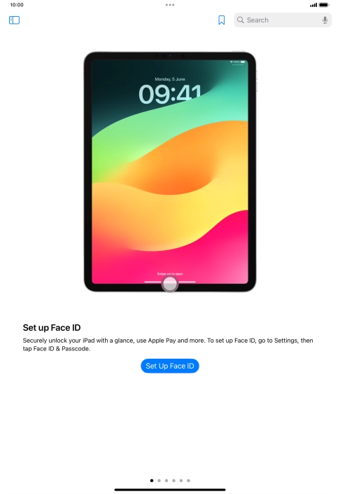 Slide your finger upwards starting from the bottom of the screen to return to the home screen.