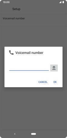 Key in +447953222222 and press OK.