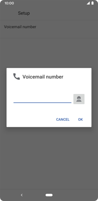 Key in +447953222222 and press OK.