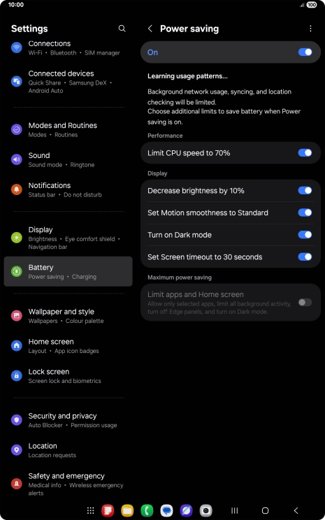 Press the Home key to return to the home screen.