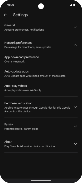Press Auto-update apps.