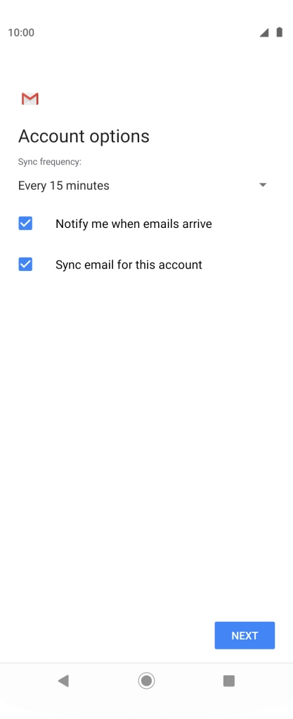Press the drop down list below 