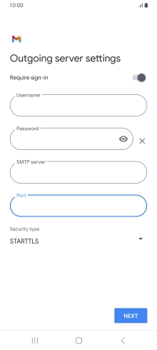 Press the drop down list below 