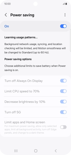 Press the Home key to return to the home screen.