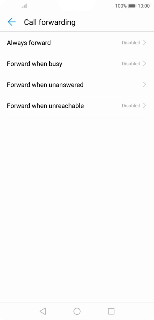 Press the Home key to return to the home screen.