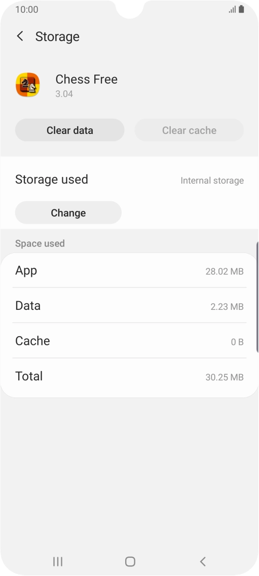 Press the Home key to return to the home screen.