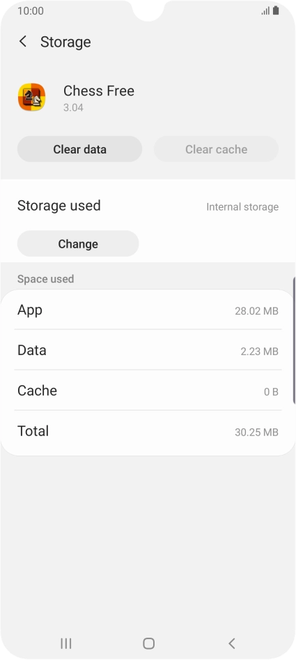 Press the Home key to return to the home screen.