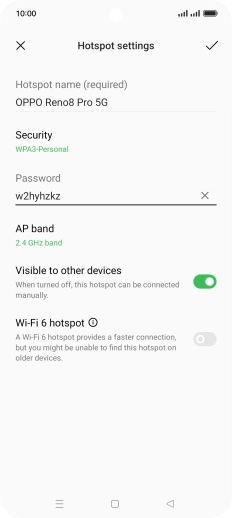 Press the field below 