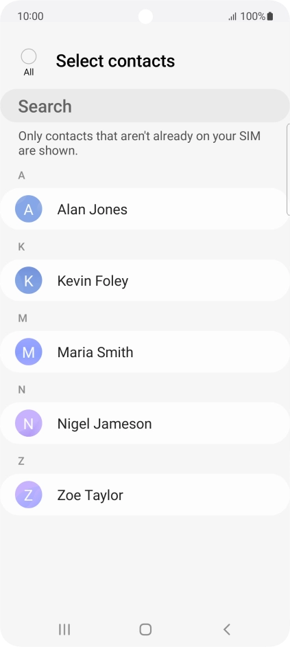 Press the field above 