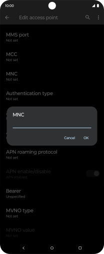 Key in 33 and press OK.