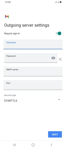 Press the field below 