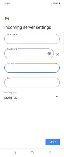 Press the field below 
