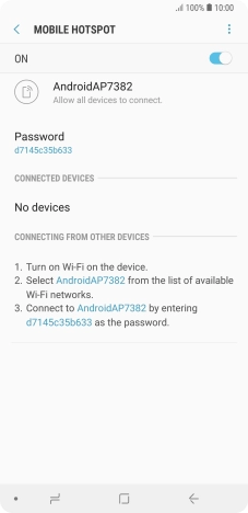 Press the Home key to return to the home screen.