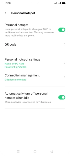 Press the Home key to return to the home screen.
