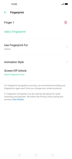Press the Return key.