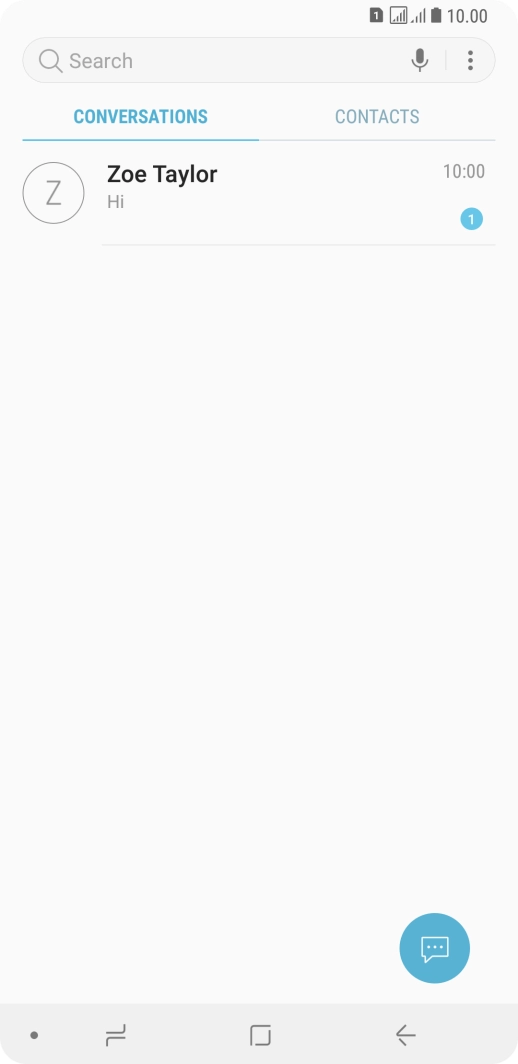 Press the new message icon.