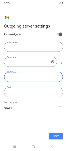 Press the field below 