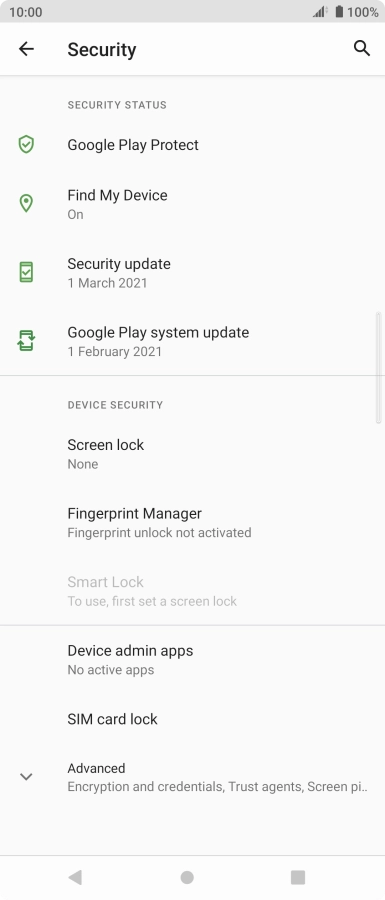 Press the Home key to return to the home screen.