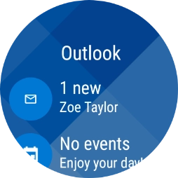 Press the email icon.